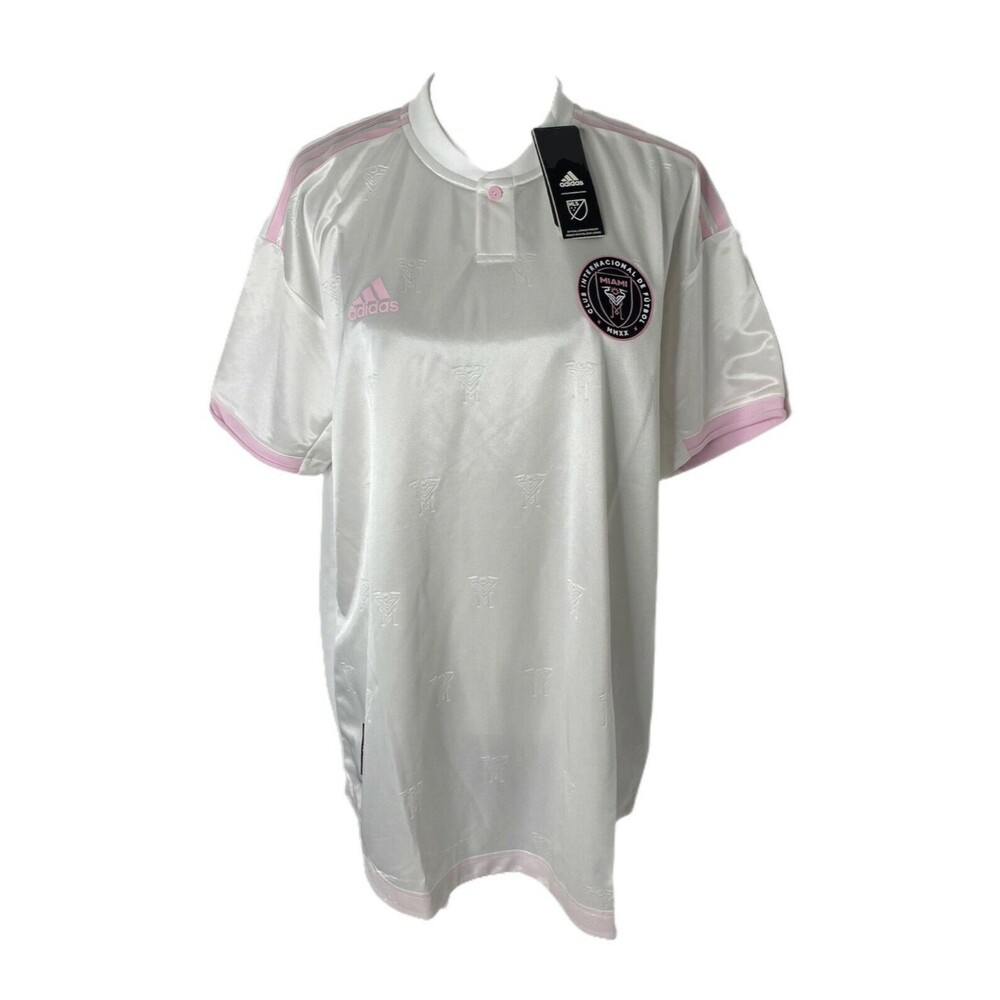 Adidas Men's Jersey Shirt Miami International Soccer Aero Ready White Size XL